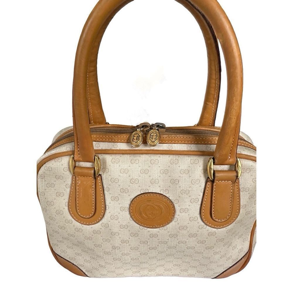 Gucci brown small tote bags - Picture 6 of 14
